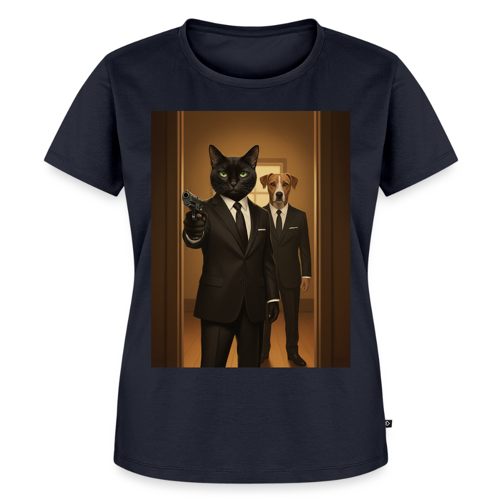 Krümel – Say Meow Again | Frauen Premium T-Shirt - Navy