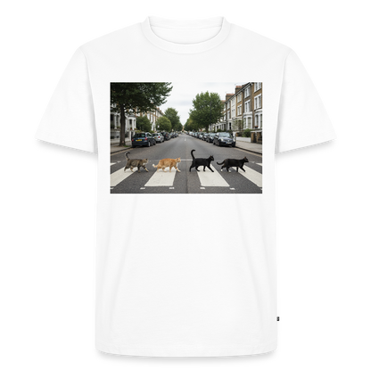 The Purrfect Crossing – Wir waren vor der Band da | Männer Premium T-Shirt - Weiß