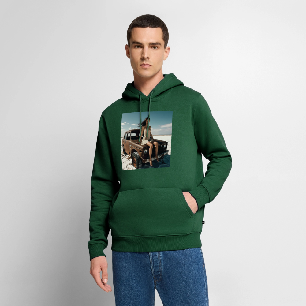 Warten auf irgendwas | Männer Premium Hoodie - Flaschengrün