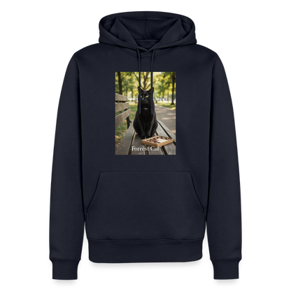 Forrest Cat – Krümel wartet | Männer Premium Hoodie - Navy
