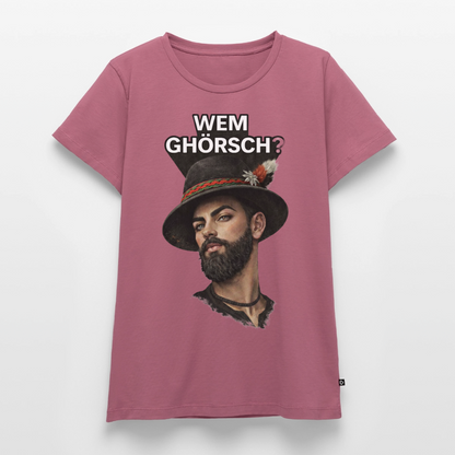Wem ghörsch? – Alemannische Klärung | Frauen Premium T-Shirt - Mauve