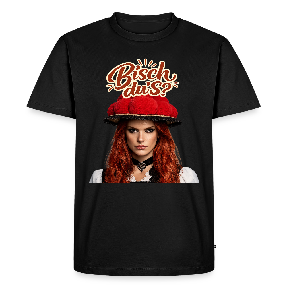 Bisch du’s? – Schwarzwaldmädel | Männer Premium T-Shirt - Schwarz