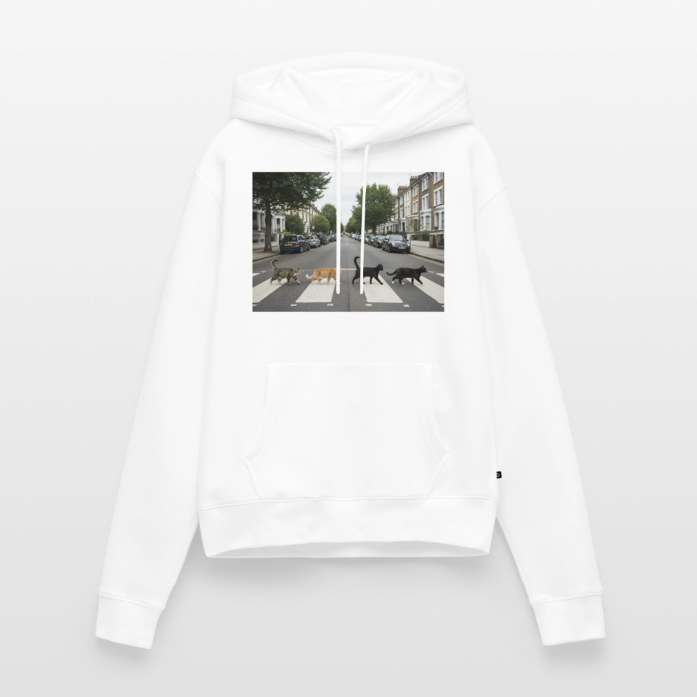 The Purrfect Crossing – Wir waren vor der Band da | Frauen Premium Hoodie - Weiß