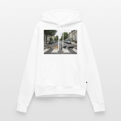 The Purrfect Crossing – Wir waren vor der Band da | Frauen Premium Hoodie - Weiß