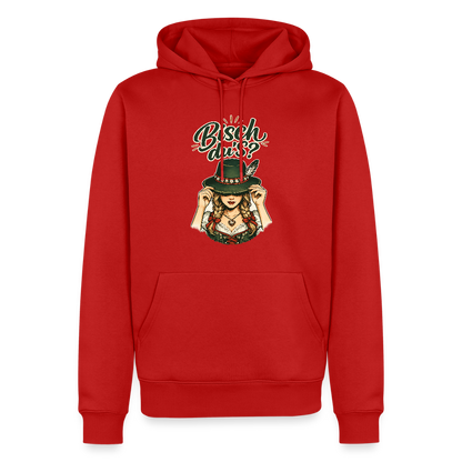 Bisch du’s? – Der Blick sagt alles | Männer Premium Hoodie - Rot