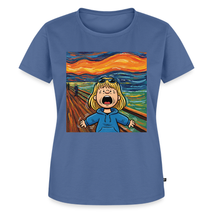 Der Schrei… manchmal bist du es selbst | Frauen Premium T-Shirt - Taubenblau