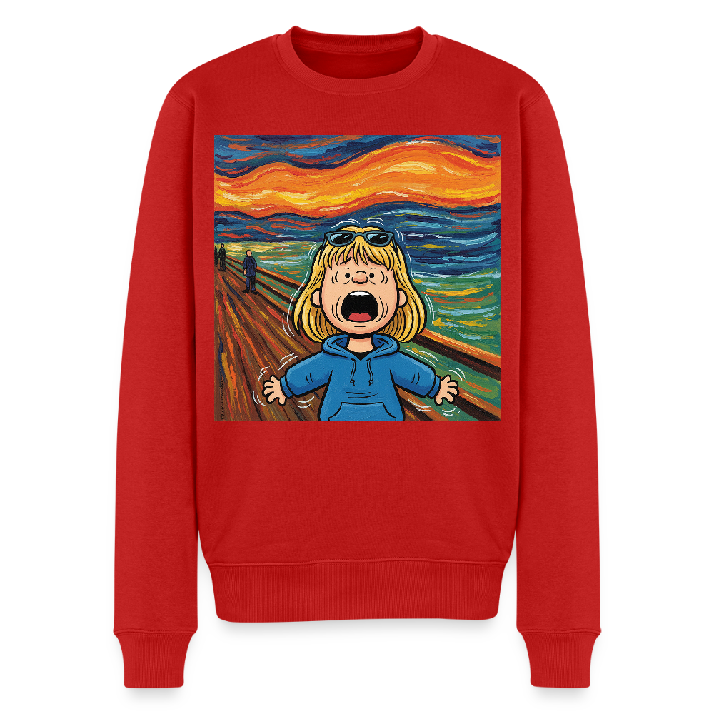 Der Schrei… manchmal bist du es selbst |  Männer Premium Pullover - Rot