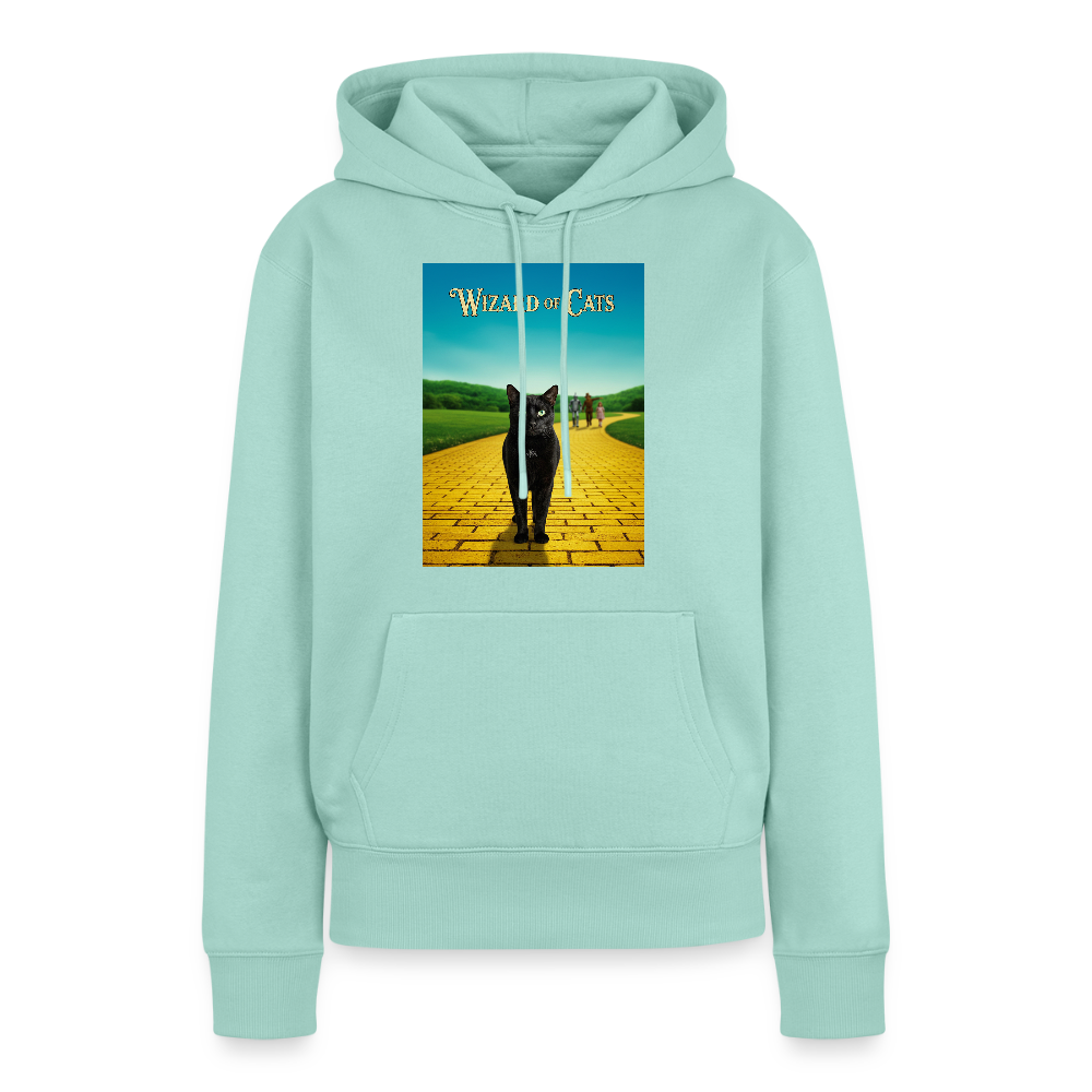 Wizard of Cats – Der gelbe Weg gehört Krümel | Frauen Premium Hoodie - Mint 