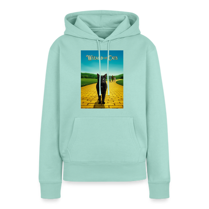 Wizard of Cats – Der gelbe Weg gehört Krümel | Frauen Premium Hoodie - Mint 
