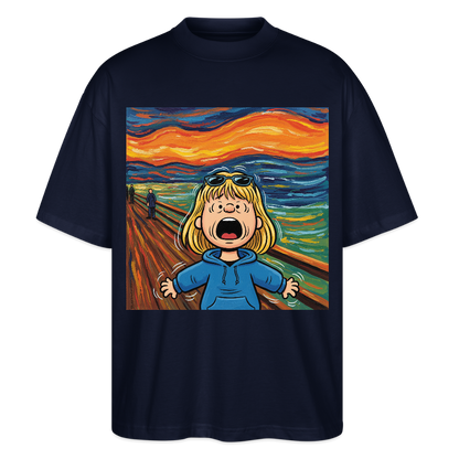 Der Schrei… manchmal bist du es selbst | Stanley/Stella Oversized Unisex Bio T-Shirt Blaster - Navy