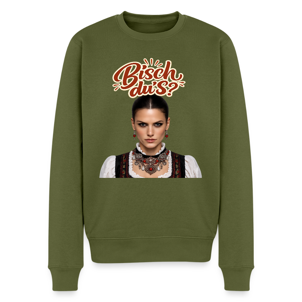 Schwarzwaldstolz – Sie weiß, wer sie isch |  Männer Premium Pullover - Khaki