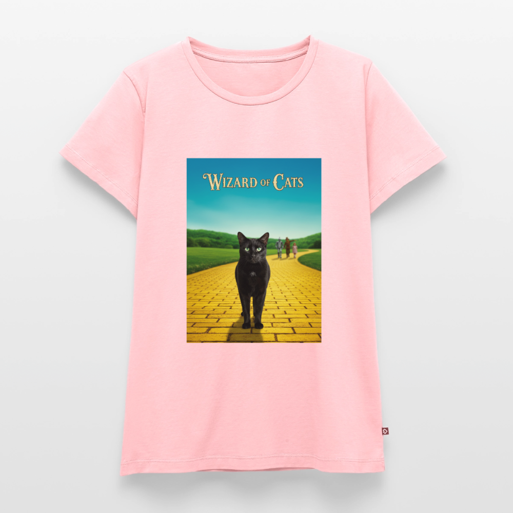 Wizard of Cats – Der gelbe Weg gehört Krümel | Frauen Premium T-Shirt - Rosa