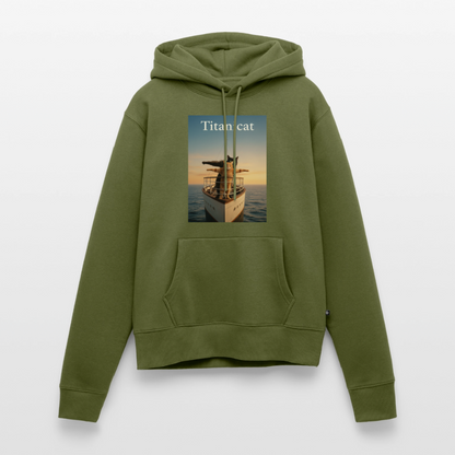 Titanicat – Ich bin der König der Kratzbäume | Frauen Premium Hoodie - Khaki