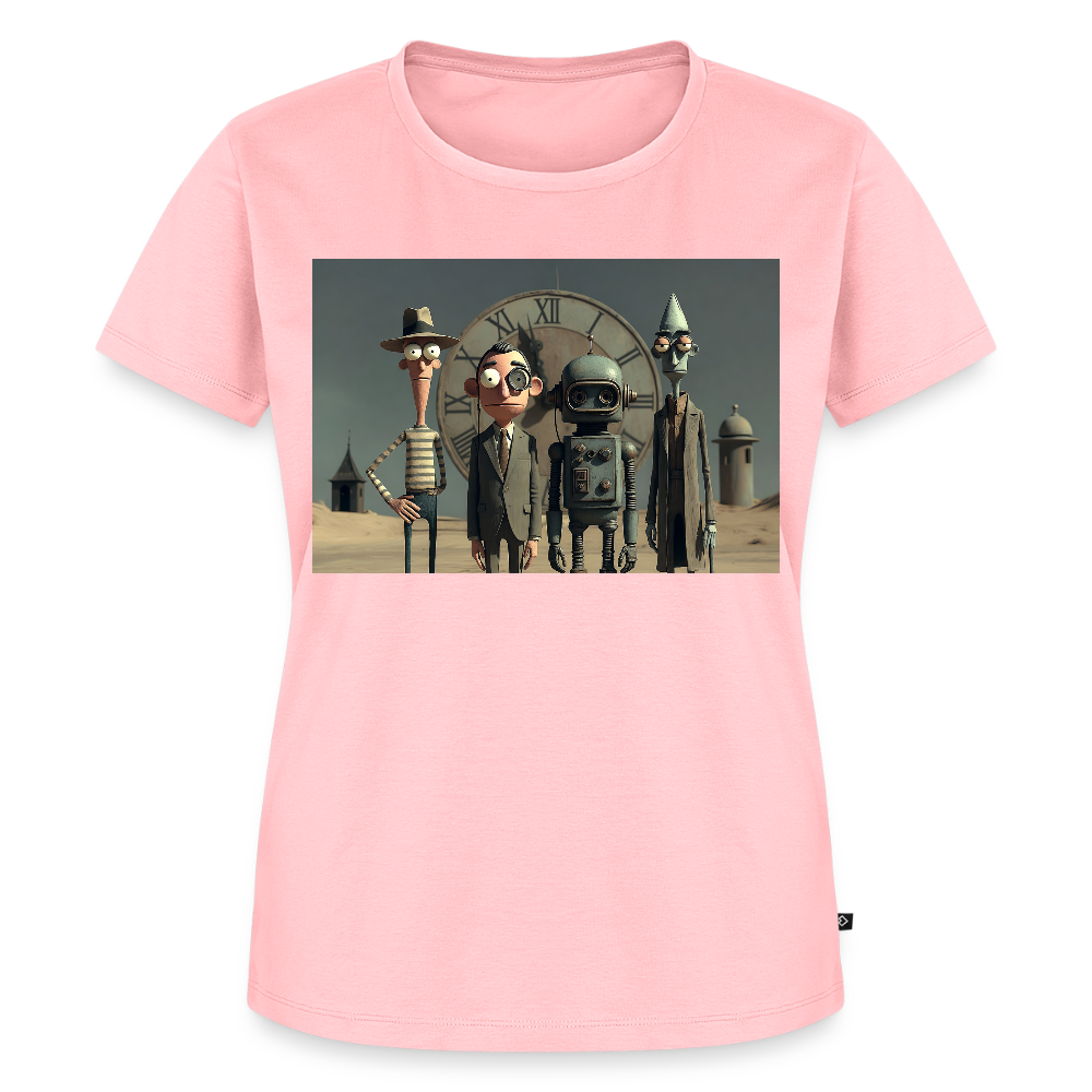 Pünktlich zu spät – Die seltsame Gesellschaft | Frauen Premium T-Shirt - Rosa