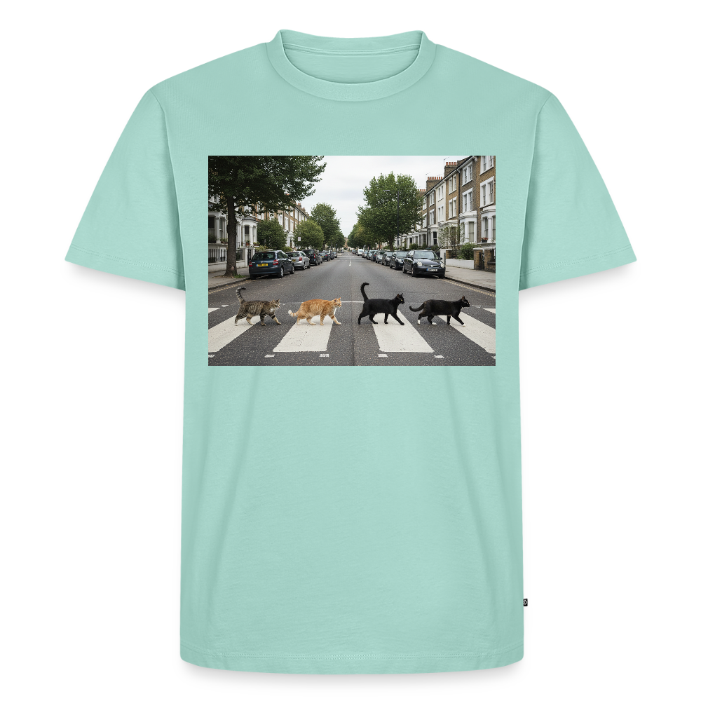 The Purrfect Crossing – Wir waren vor der Band da | Männer Premium T-Shirt - Mint 