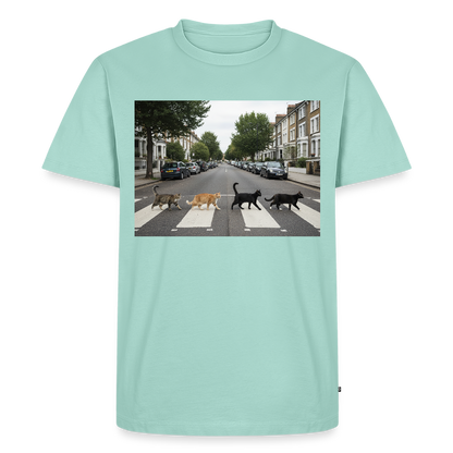 The Purrfect Crossing – Wir waren vor der Band da | Männer Premium T-Shirt - Mint 