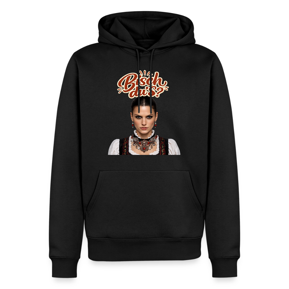 Schwarzwaldstolz – Sie weiß, wer sie isch | Männer Premium Hoodie - Schwarz