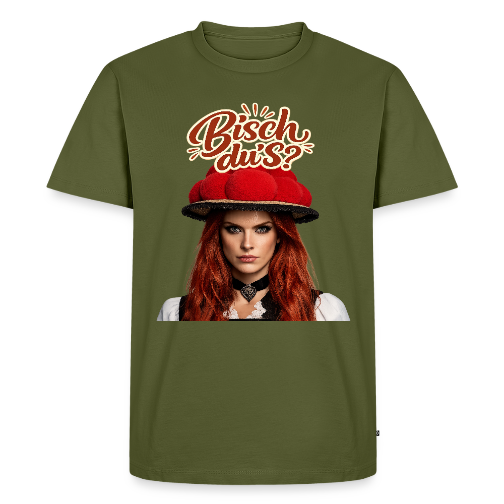 Bisch du’s? – Schwarzwaldmädel | Männer Premium T-Shirt - Khaki