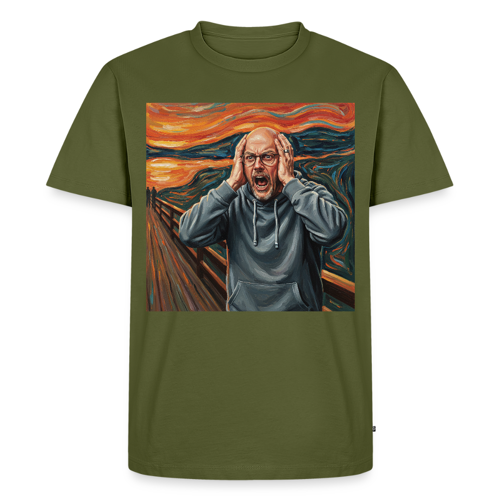 Der Schrei… wenn es wirklich reicht | Männer Premium T-Shirt - Khaki