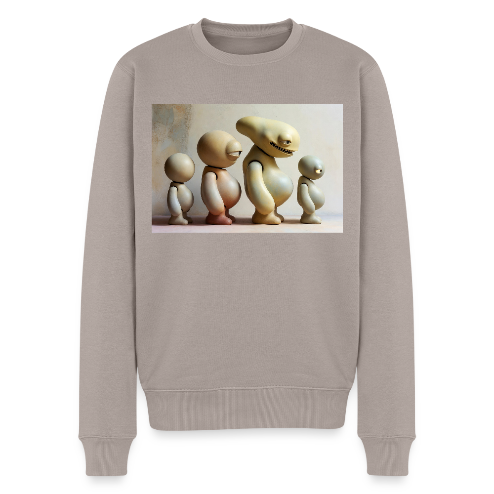 So wachsen wir also |  Männer Premium Pullover - Taupe