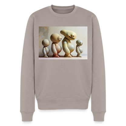 So wachsen wir also |  Männer Premium Pullover - Taupe