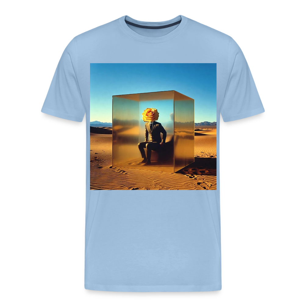 Gefühle unter Glas | Männer Premium T-Shirt - Sky