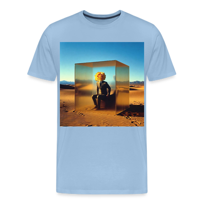 Gefühle unter Glas | Männer Premium T-Shirt - Sky