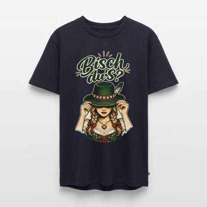 Bisch du’s? – Der Blick sagt alles | Männer Premium T-Shirt - Navy