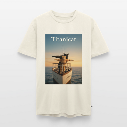 Titanicat – Ich bin der König der Kratzbäume | Männer Premium T-Shirt - Naturweiß