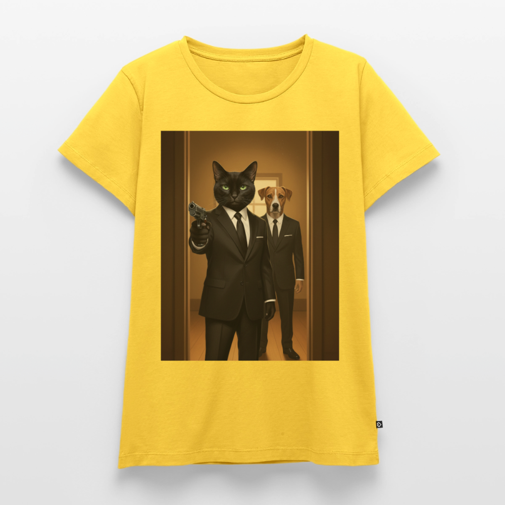 Krümel – Say Meow Again | Frauen Premium T-Shirt - Gelb