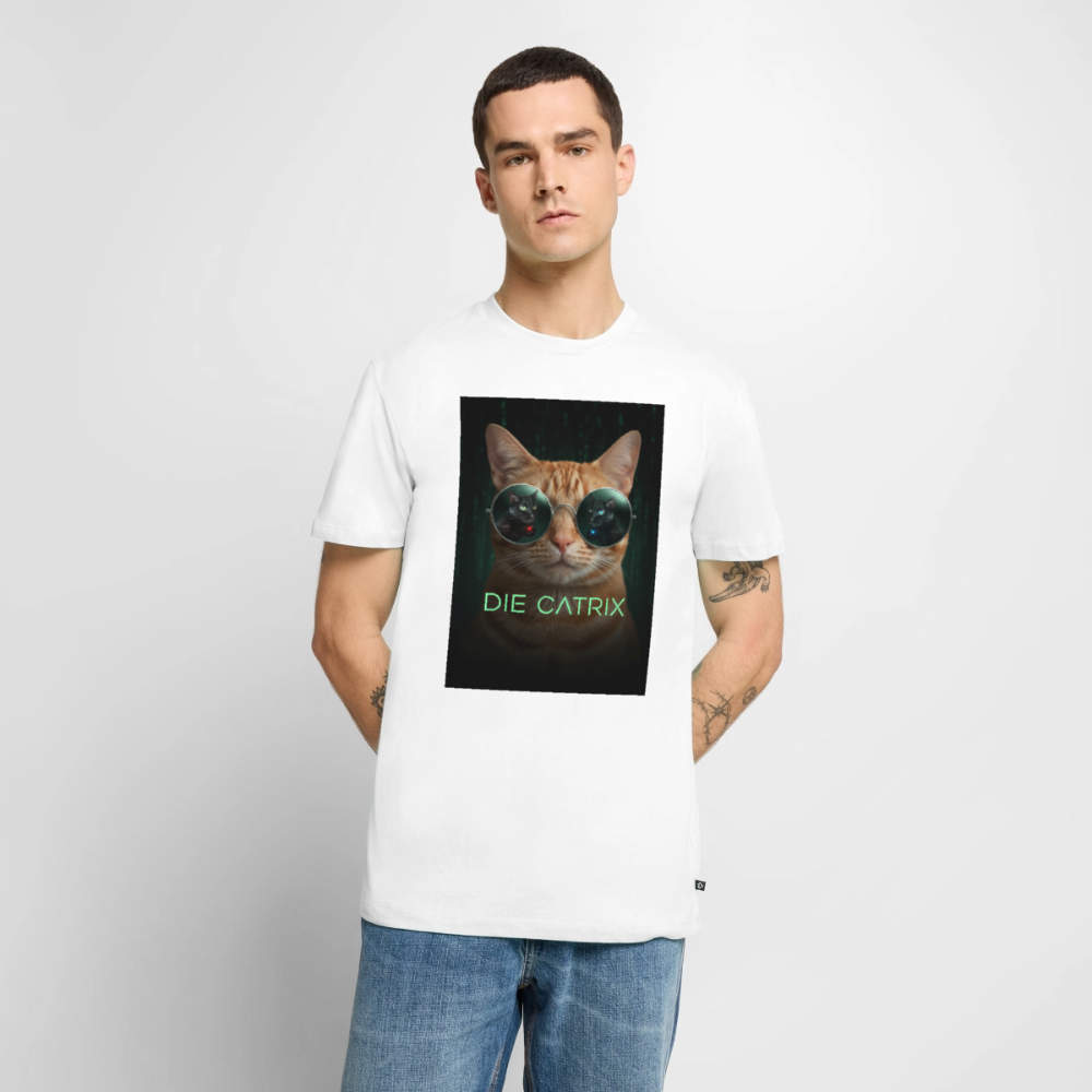 Die Catrix – Krümel erwacht | Männer Premium T-Shirt - Weiß