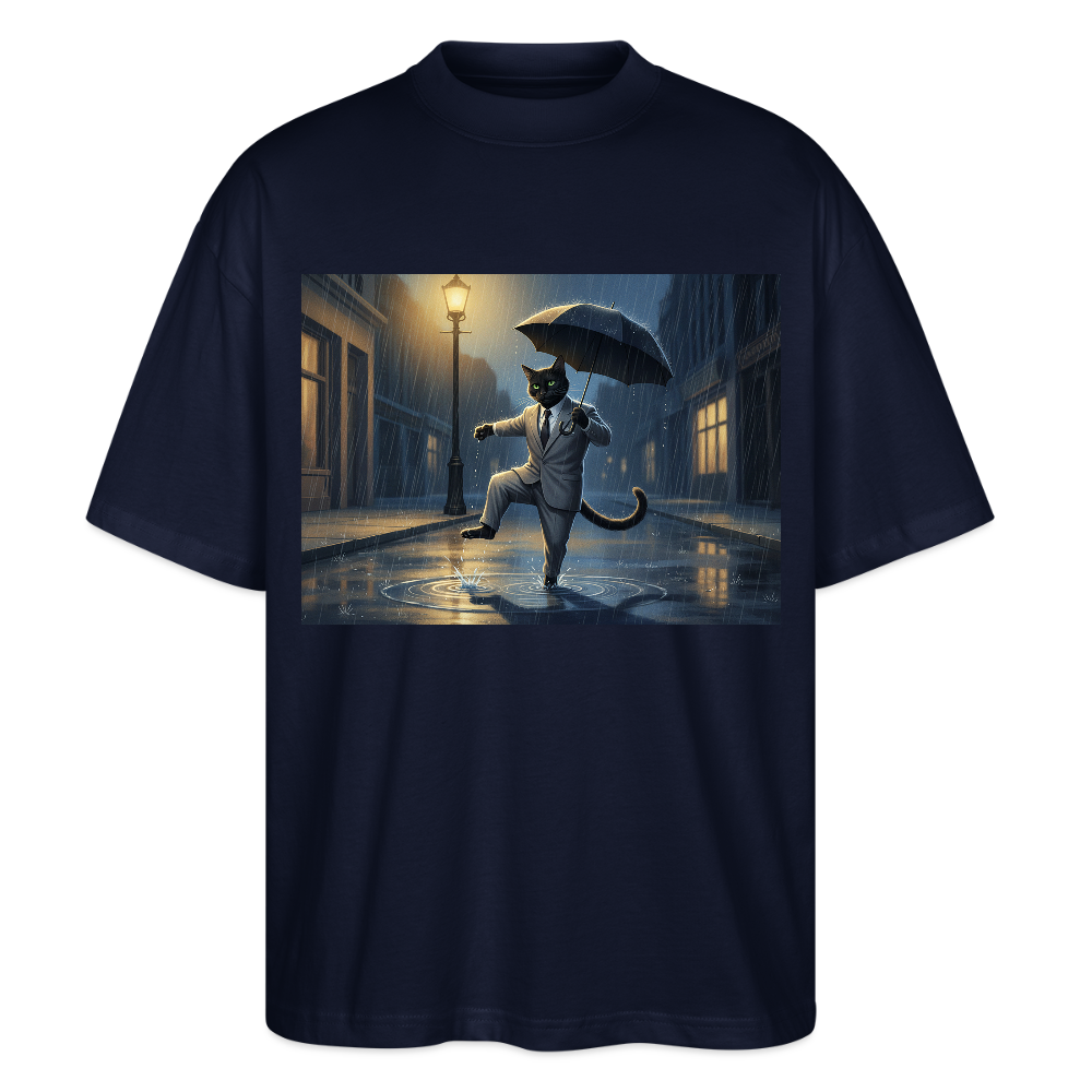 Krümel tanzt im Regen | Stanley/Stella Oversized Unisex Bio T-Shirt Blaster - Navy