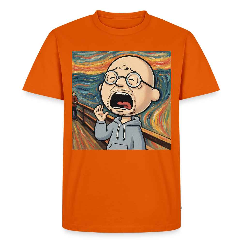 Der Schrei… aber heute bin ich dran | Männer Premium T-Shirt - Orange 