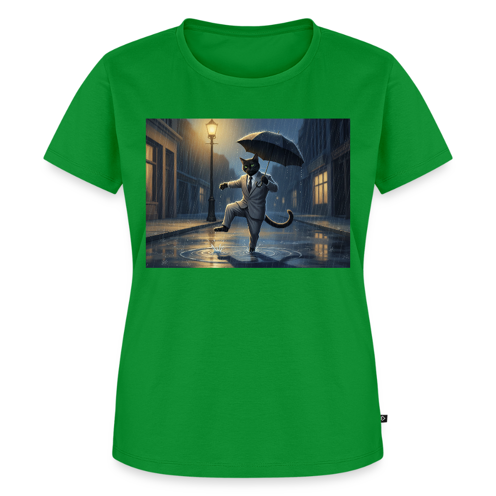 Krümel tanzt im Regen | Frauen Premium T-Shirt - Grün