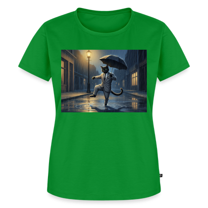Krümel tanzt im Regen | Frauen Premium T-Shirt - Grün