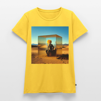 Gefühle unter Glas | Frauen Premium T-Shirt - Gelb