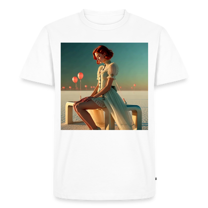 Leise Gedanken bei lauter Farben | Männer Premium T-Shirt - Weiß