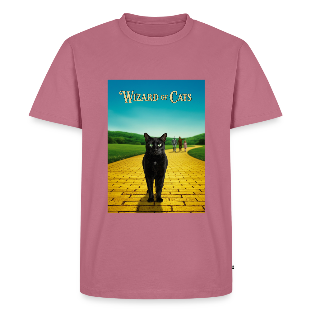 Wizard of Cats – Der gelbe Weg gehört Krümel | Männer Premium T-Shirt - Mauve