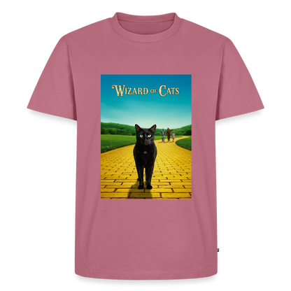 Wizard of Cats – Der gelbe Weg gehört Krümel | Männer Premium T-Shirt - Mauve