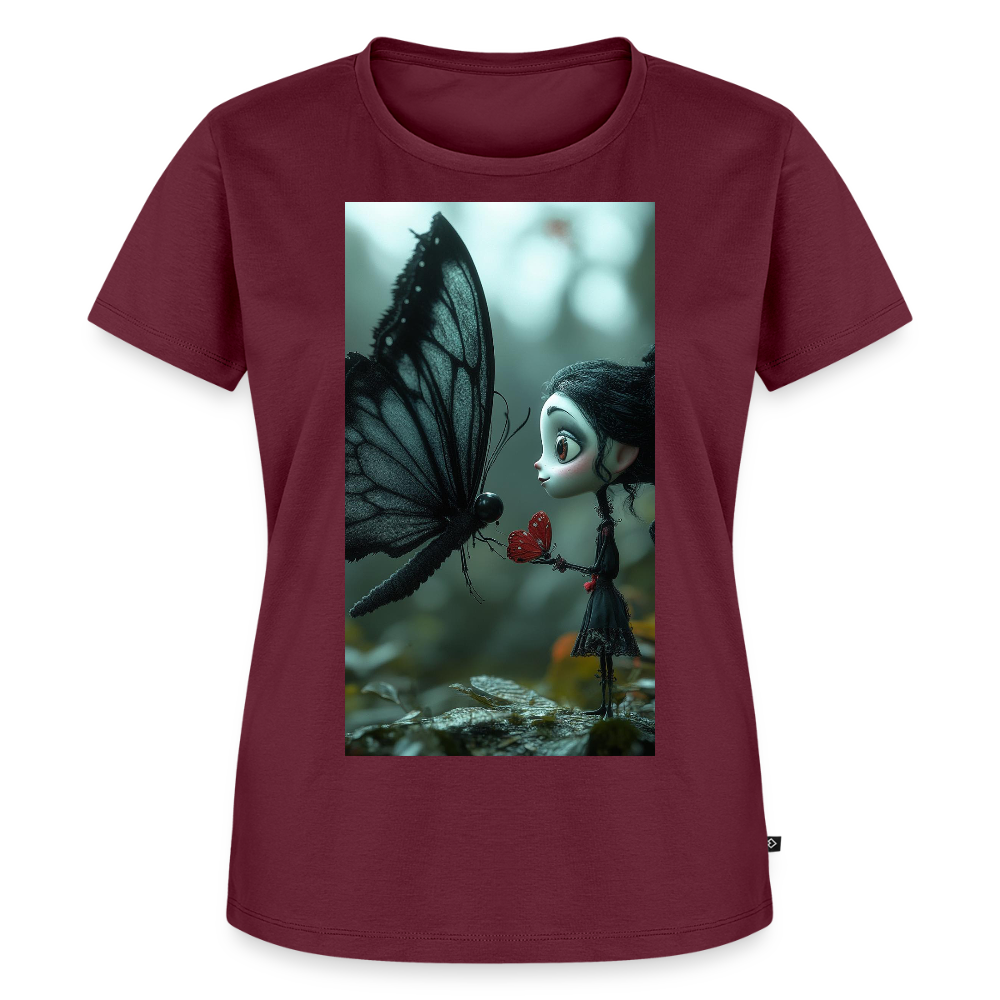 Mut für einen Moment | Frauen Premium T-Shirt - Burgunderrot