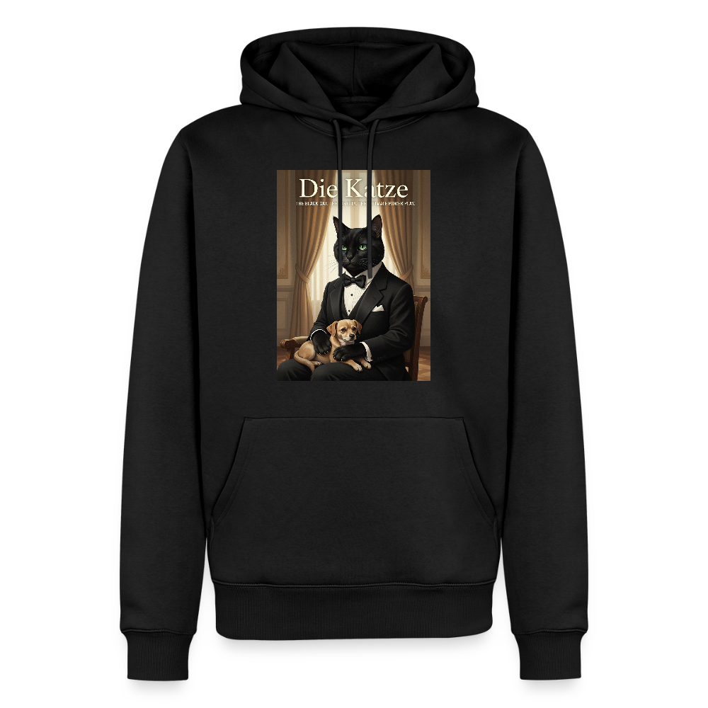 Die Katze – Krümel regelt das | Männer Premium Hoodie - Schwarz