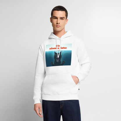 Die schwarze Katze - Krümel taucht auf | Männer Premium Hoodie - Weiß