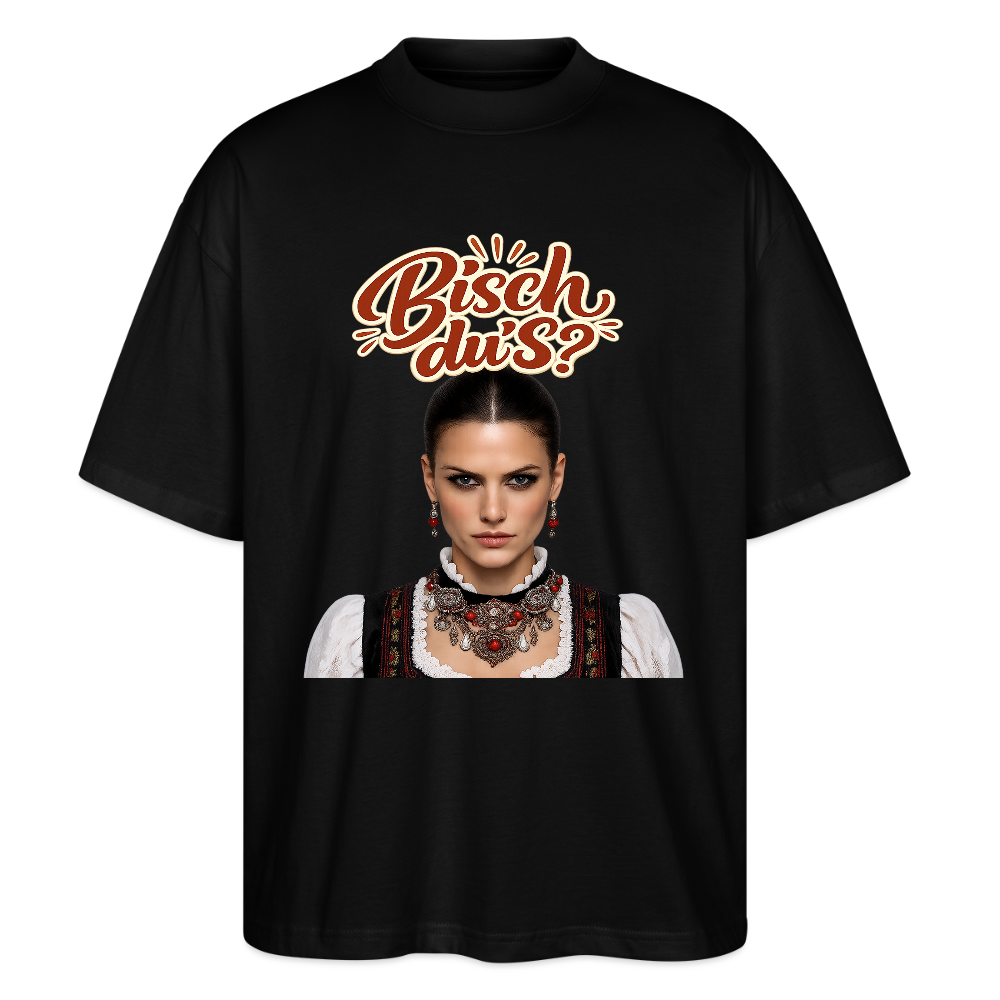 Schwarzwaldstolz – Sie weiß, wer sie isch | Stanley/Stella Oversized Unisex Bio T-Shirt Blaster - Schwarz