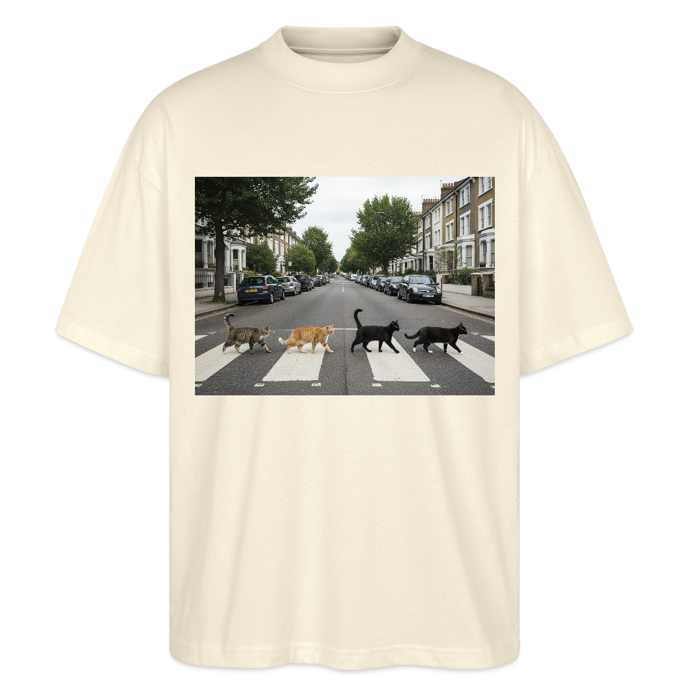 The Purrfect Crossing – Wir waren vor der Band da | Stanley/Stella Oversized Unisex Bio T-Shirt Blaster - Natur