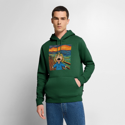 Der Schrei… manchmal bist du es selbst | Männer Premium Hoodie - Flaschengrün