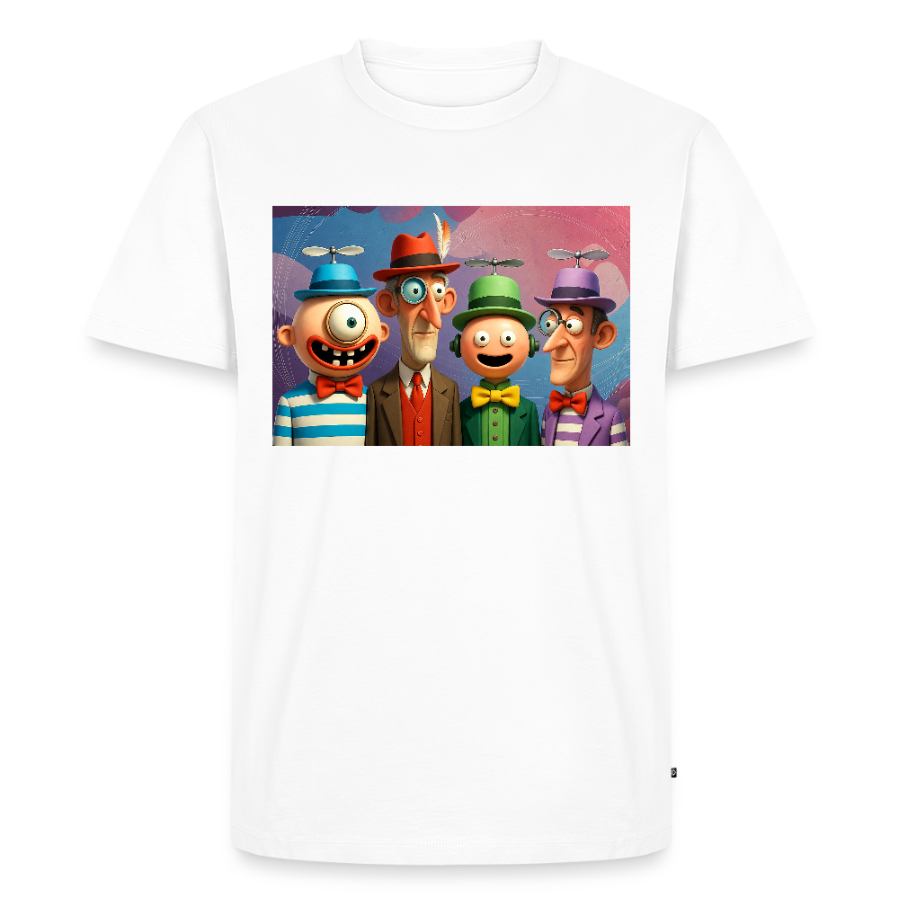 Gedankenkreise auf Hochtouren | Männer Premium T-Shirt - Weiß