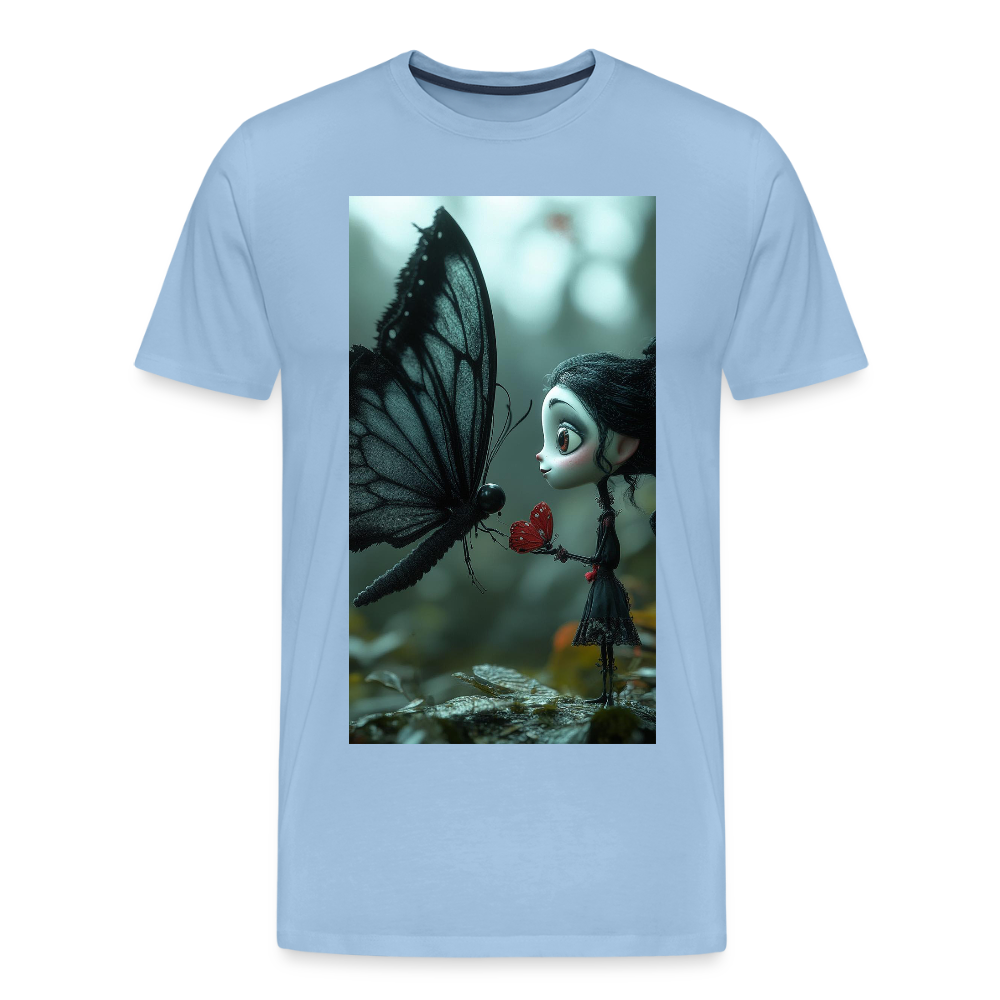 Mut für einen Moment | Männer Premium T-Shirt - Sky