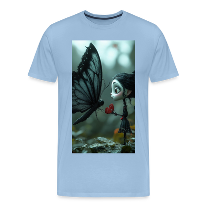 Mut für einen Moment | Männer Premium T-Shirt - Sky