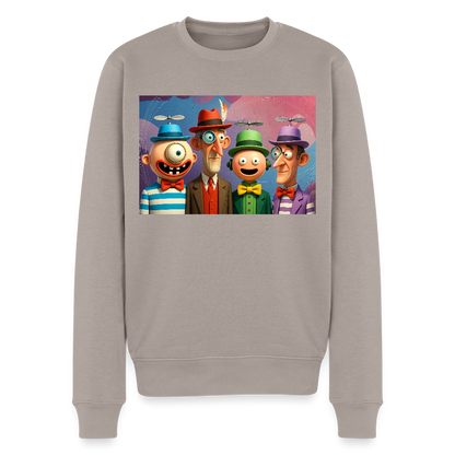 Gedankenkreise auf Hochtouren |  Männer Premium Pullover - Taupe