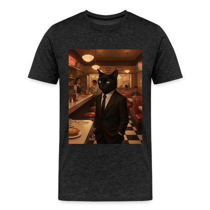 Krümel – Royale mit Pfote | Männer Premium T-Shirt - Anthrazit